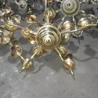 لوستر ابکاری وبرنز و مس|لوستر و چراغ آویز|اسلام‌شهر, باغ فیض|دیوار