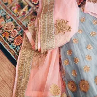 ساری دامن هندی سایز ۳۸|لباس|قم, شهرک مهدیه (مدرس)|دیوار