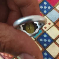 انگشتر زبرجد نقره قدیمی|جواهرات|برخوار, |دیوار