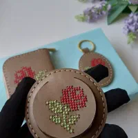 ست سه تیکه چرم طبیعی رُزدستدوز روزمادر-روز زن|کیف، کفش، کمربند|مشهد, امیریه|دیوار