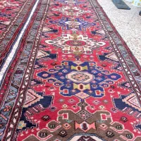 فرش کناره قدیمی رنگ ثابت وسالم
