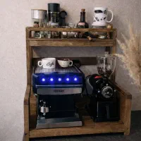 کافی بار چوبی