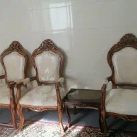 مبل 8 نفر سلطنتی همراه 3 عدد میز|مبلمان خانگی و میز عسلی|خوی, |دیوار