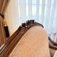 مبل سه گل فرانسوی با پارچه پتینه ضدلک/خرید اقساطی/|مبلمان خانگی و میز عسلی|اردبیل, |دیوار