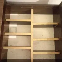 میز بزرگ MDF دو کشویی، مناسب مغازه و دفتر