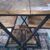 میز وصندلی چوبی خیلی محکم