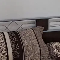تخت خواب فلز و چوب دو نفره ، بدون کفی|تخت و سرویس خواب|تهران, شهرک دانشگاه شریف|دیوار