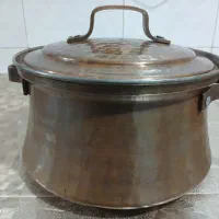 دیگچه قابلمه مسی.دوعددوزن ۳کیلو ۱۰۰گرم|ظروف پختوپز|قرچک, مجتمع مسکونی طبیعت|دیوار