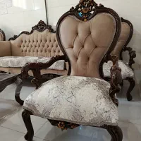 مبل سلطنتی کلاسیک مدل افسون 7نفره با جلو مبلی|مبلمان خانگی و میز عسلی|تبریز, |دیوار