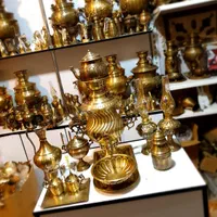 hews سماور گازی برنجی مسی برقی ذغالی زغالی6|سماور، چایساز، قهوهساز|اصفهان, دستگرده|دیوار