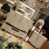 آینه کنسول پارسه جدید آینه و کنسول میز تلویزیون