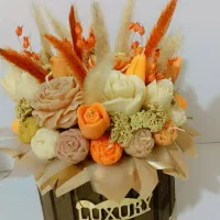 باکس گل شمعی و شمع دکوری