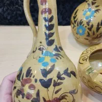 کوزه کوچک و جاسگاری آنتیک با قدمت ۵۰ سال|صنایع دستی و سایر لوازم تزئینی|بابلسر, |دیوار
