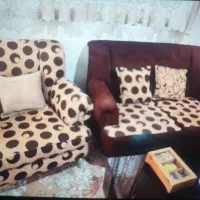 مبل راحتی ۷ نفره با میز ناهار خوری