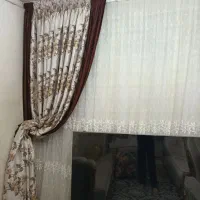 پرده پذیرایی و آشپزخانه