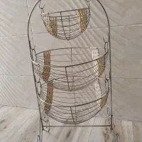 سبدسیب زمینی و پیاز