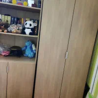 کمدوقفسه ی کتاب|کتابخانه، شلف، قفسه‌های دیواری|قم, شهرک قدس|دیوار