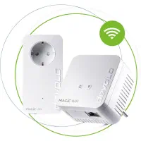 پاورلاین شبکه ۲عددی  devolo Magic 1 WiFi mini|مودم و تجهیزات شبکه|تهران, تهران‌نو|دیوار