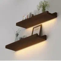 شلف های هدلایتی ماه دکور|کتابخانه، شلف، قفسه‌های دیواری|رشت, استادسرا|دیوار