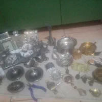 وسایل قدیمی وبرنجی ونقره
