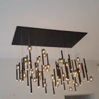 نصب لوستر  لاینر خطی