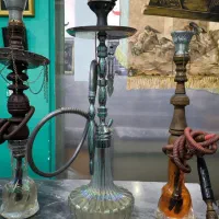 ۳عدد قلیان چوبی دزفولی و کرنو