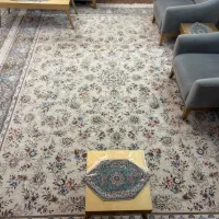 فرش ماشینی ۱۲۰۰ شانه طرح پرنیا ۱۲متری