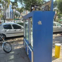 یخچال ایستاده آبی 2متری|فروشگاه و مغازه|بروجرد, |دیوار