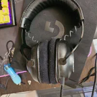 هدست گیمینگ کار کرده LOGITECH G PRO WIRELESS|قطعات و لوازم جانبی رایانه|رشت, منظریه|دیوار