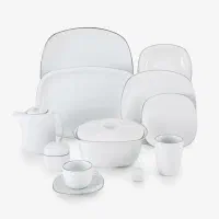 چینی ۱۲ نفره یاسمن دور طلایی