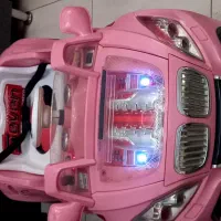 ماشین شارژی صورتی  سالم