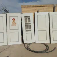 درب چوبی|کتابخانه، شلف، قفسه‌های دیواری|یزد, |دیوار