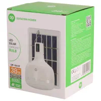 لامپ آویزدار شارژی+پنل خورشیدی