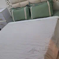 تخت دو نفره به همراه دو عدد پاتختی|تخت و سرویس خواب|تهران, تهرانسر مرکزی|دیوار