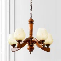 لوستر چوبی مدل کلاسیک برند دارکار