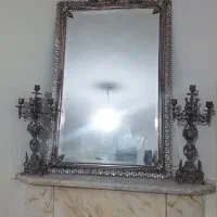 آینه شمعدان برنز