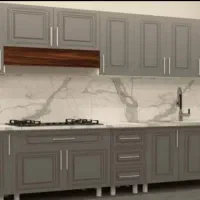 کابینت ام دی اف آشپزخانه نئوکلاسیک رنگ فیلی