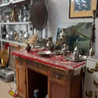 سماور زغالی ورشو و برنجی قدیمی|کلکسیون اشیاء عتیقه|دورود, |دیوار