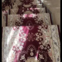فرش راه پله تمام نخ رنگ لاکی