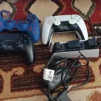فروش PS5 اسلیم به همراه دسته اضافه، وسایل جانبی
