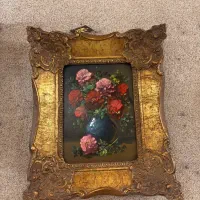 تابلو نقاشی طرح گل گلدان آریان حسینی