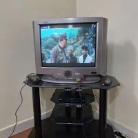 تلوزیون با میز شیشه ای|تلویزیون و پروژکتور|تهران, خاوران|دیوار