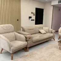 مبل مکانیزم تخت‌شو +میزنهارخوری+ ۲ست عسلی /کاملانو