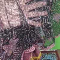 لباس محلی دخترانه|لباس|اصفهان, ناژوان|دیوار