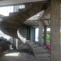 پله گرد .پله پیچ .پله مارپیچ|خدمات پیشه و مهارت|رشت, استقامت ۱|دیوار