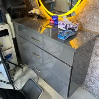 میز کار سه طبقه آرایشگری