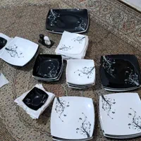 سرویس ۵۹ پارچه لومینارک فرانسه اصل نونو|ظروف سرو و پذیرایی|کرج, شاهین‌ویلا|دیوار
