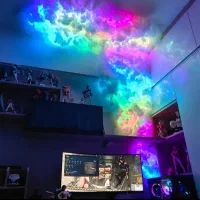 اجرای سقف ابری RGB گیم نت و کافه