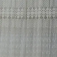 پرده حریر گل دار