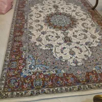 فرش دستبافت جفت 6 متری کاشان نو پشم و ابریشم|فرش|تهران, تهرانپارس غربی|دیوار